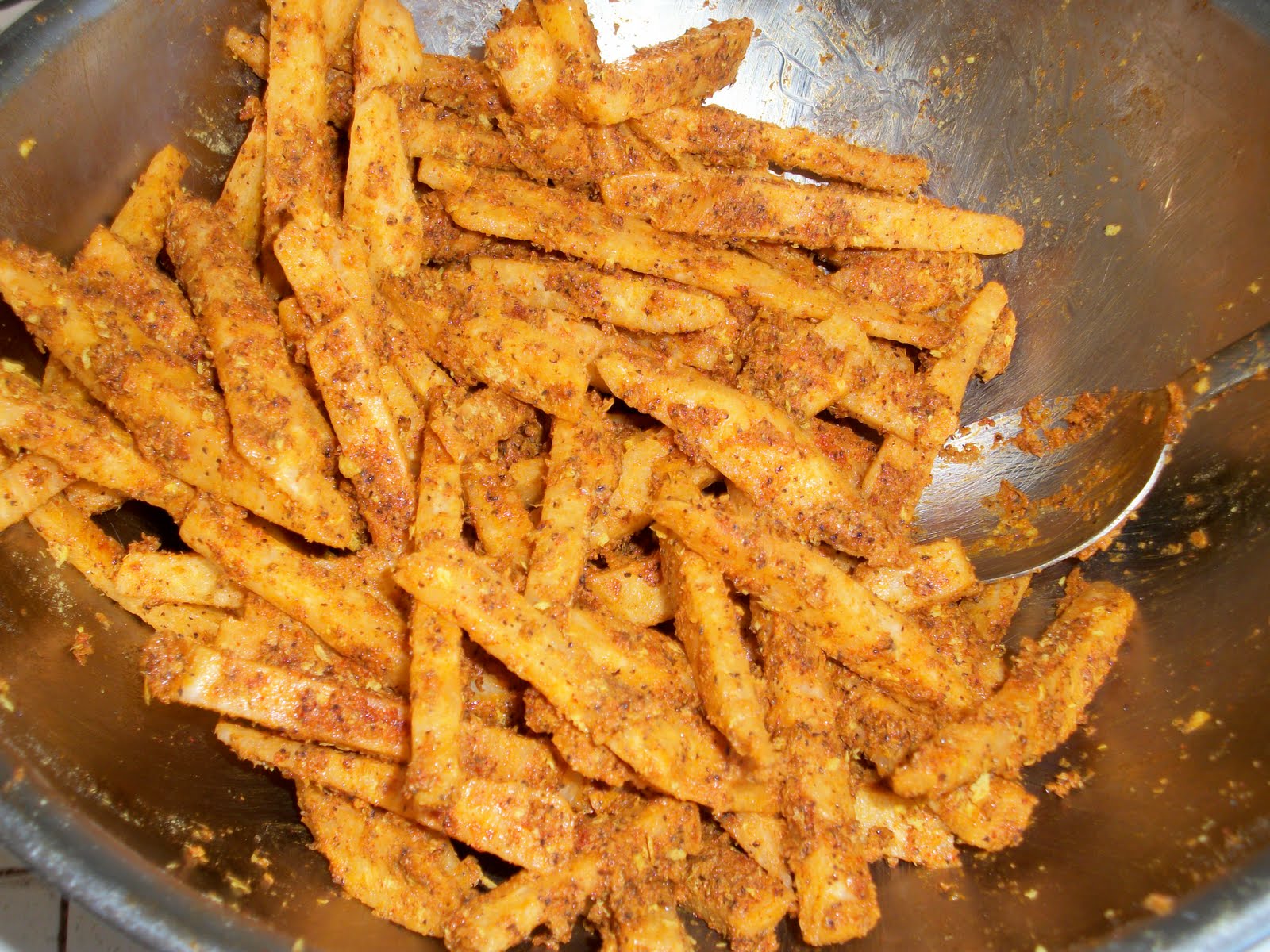 Selki's Spiritual World of Health and Wellness Spicy Jicama "Fries!!"