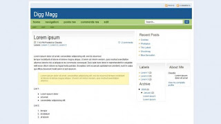 Free Blogger Template - Digg Magg