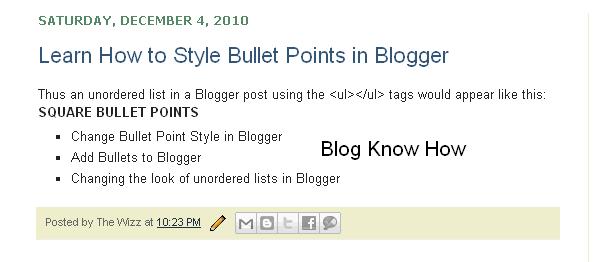 Css Bullets