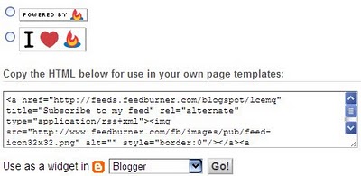 Feedburner Chicklet