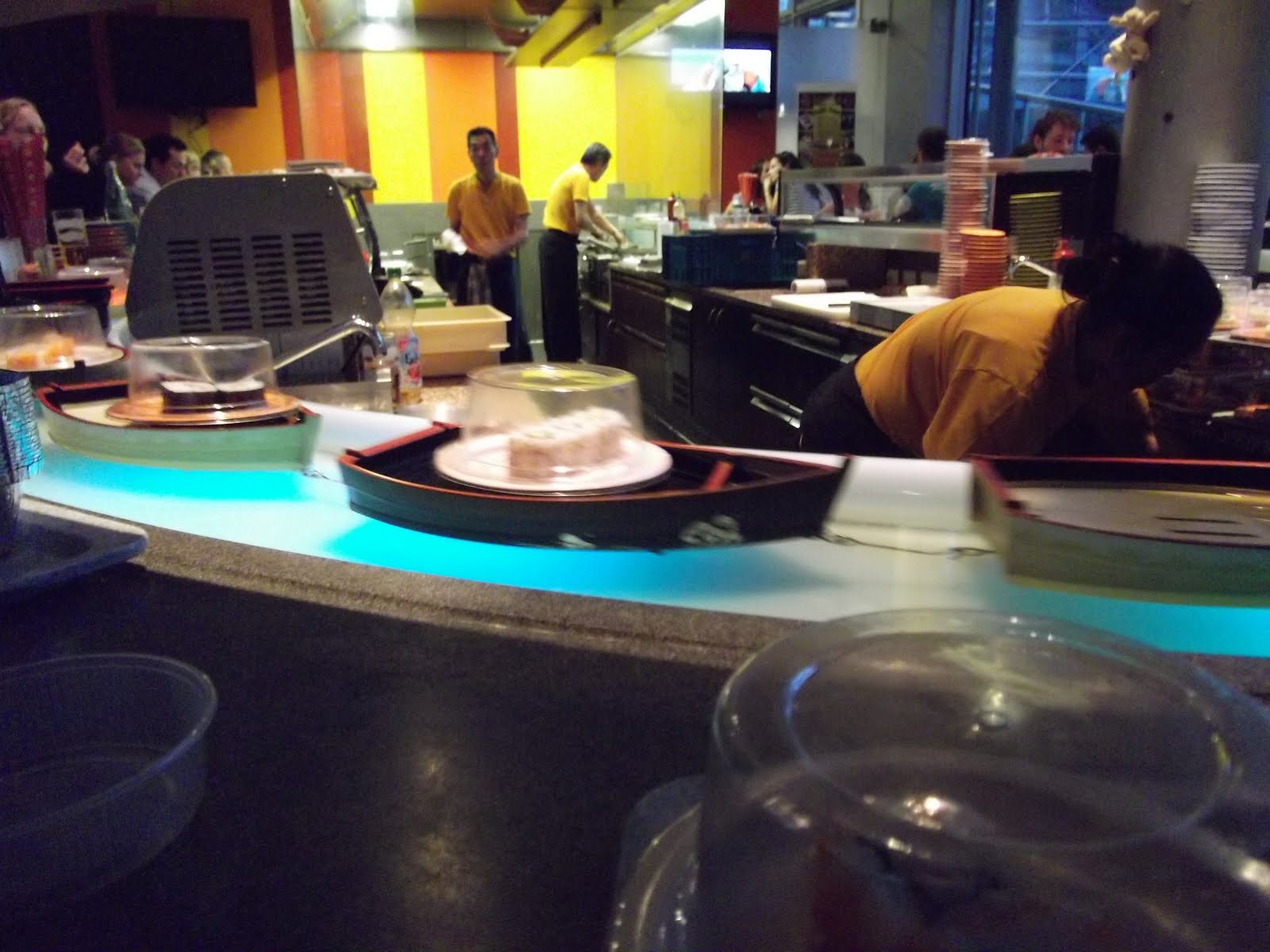 A Taste of Travel A Castle and Sushi Boats