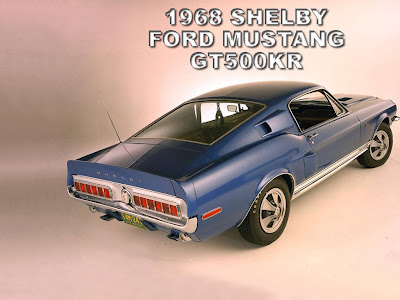 1968 Shelby Ford Mustang GT500KR Muscle Car Wallpaper