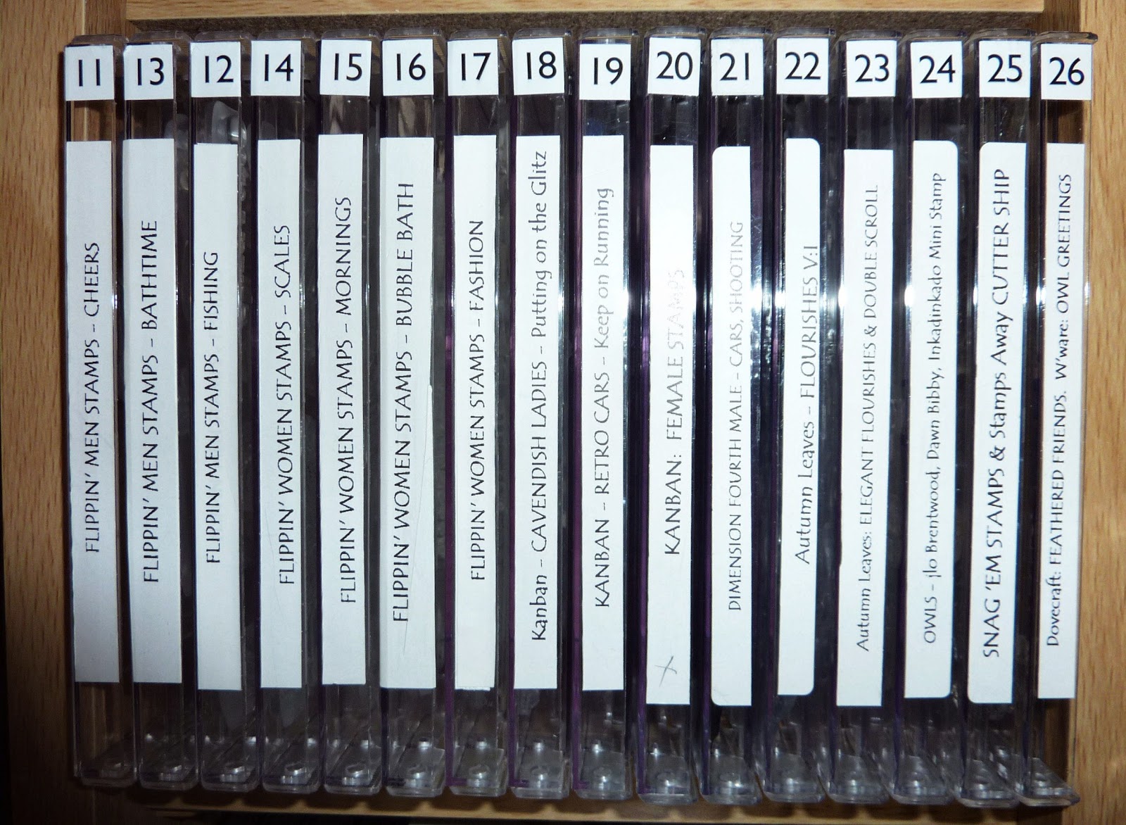 Jay S Ramblings Clear And Unmounted Stamp Storage Rubber Unmounted Stamps Including Those Mounted Onto Eazimount Klingon Or Similar I In The Multistorage Containers Only Reason For This Is