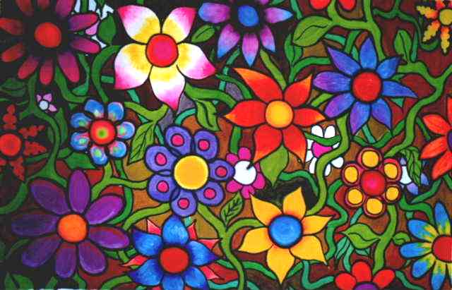 Imagenes de flores hippies - Imagui