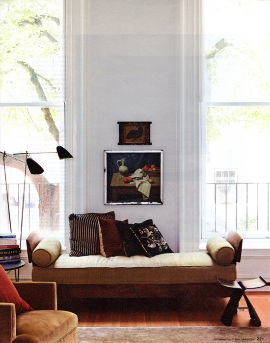 La Maison Boheme Bench seating with throw pillows