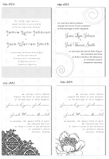 Vintage Style Wedding Invitation Designs wedding invitation design template vintage floral stripes