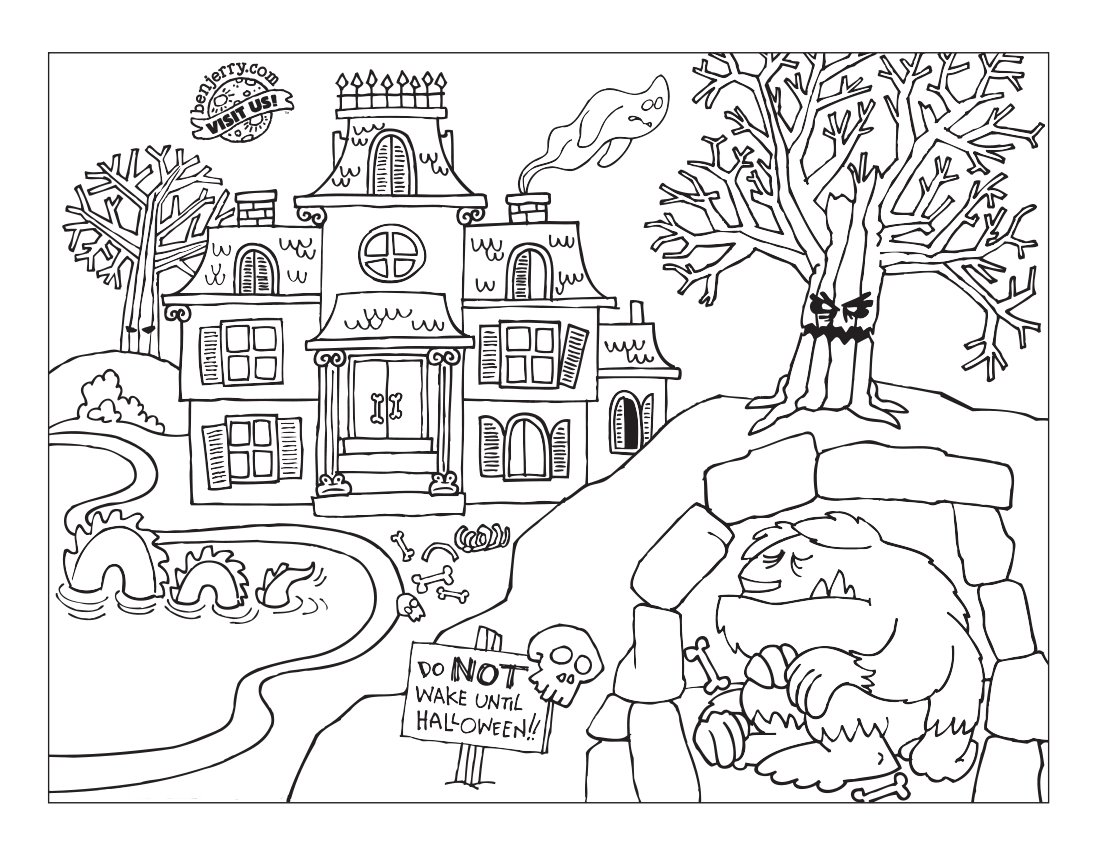 [haunted+house+coloring+page.jpg]