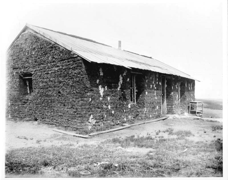 Pilgrims and Pioneers Sod House on the Old Prairie