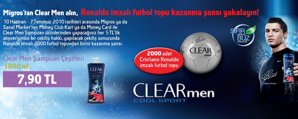 Clear Men Futbol Topu Champion Ronaldo Goster Kendini Trendyol