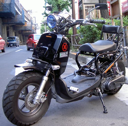 Honda zoomer с пассажиром