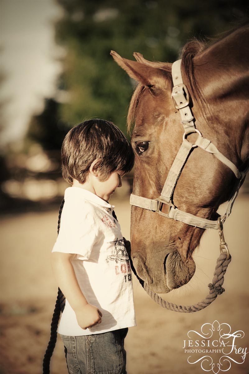 Jessica Frey Photography A boy & his horse Bakersfield Photographer