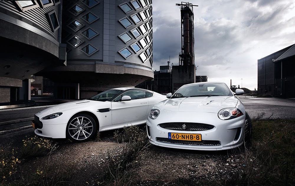 Sugarcity: ASTON MARTIN V8 VERSUS JAGUAR XKR