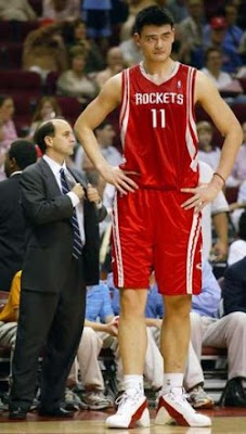 Yao Ming and the Houston Rockets in NBA