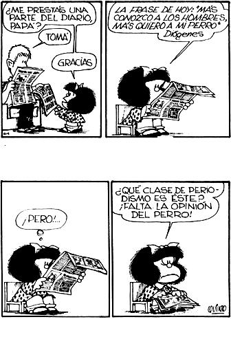 ¿Qué periódico lees? Mafalda-periodismo1