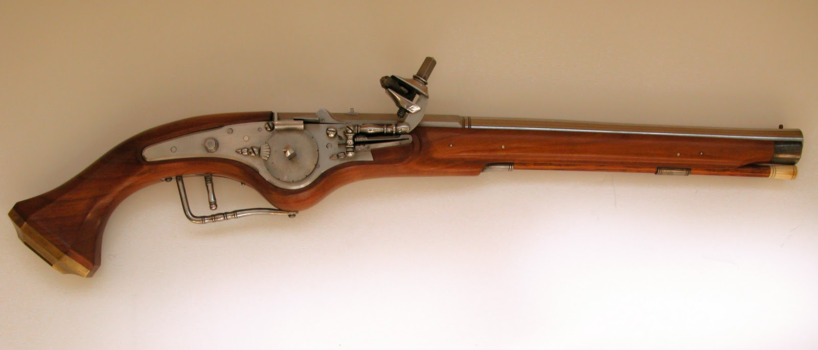 Contemporary Makers Wheel Lock Pistol by Guenther Kurth