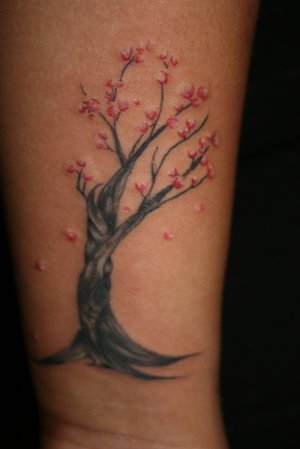 cherry blossom, making this tattoo design