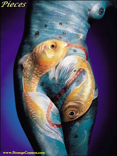 Beautiful Female Bodies And Female Body In Photography With Zodiac Body Painting Picture Pisces