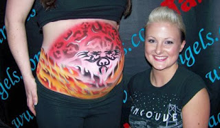 Beautiful Female Bodies And Female Body In Photography With Pregnant Belly Body Painting Picture 8