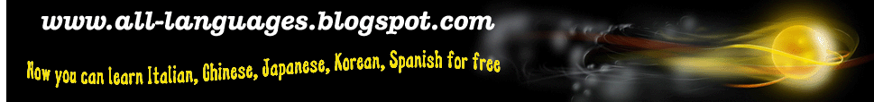 free video lessons to learn Italian, Chinese, Japanese, Korean, Spanish