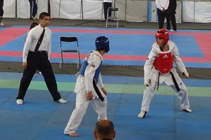 NUESTRO MAESTRO ARBITRANDO EL COPA COREA 2009