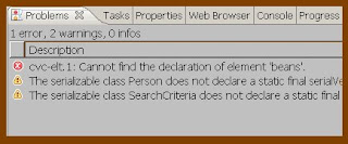 type cvc-elt.1 cannot find the declaration of element 'web-app'