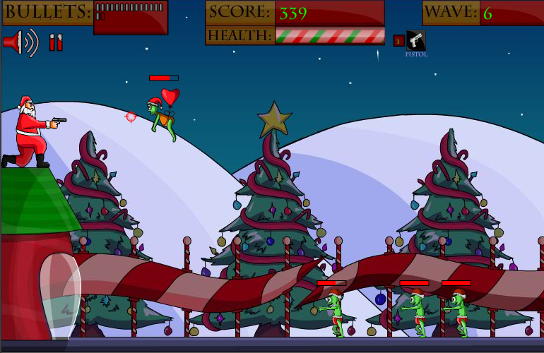 Free zombie christmas stuff: zombie christmas games, gift tags and more mprdesigns: Santa Kills Zombies