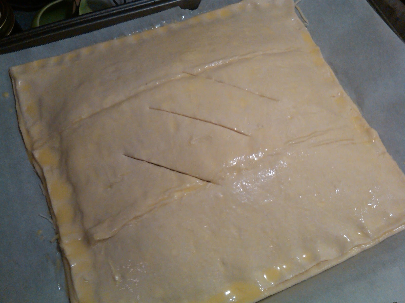 Genuine Joy Recipe Sopressata & cheese in a puff pastry