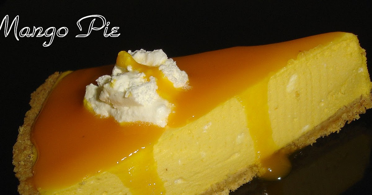 My Culinary World No Bake Mango Pie