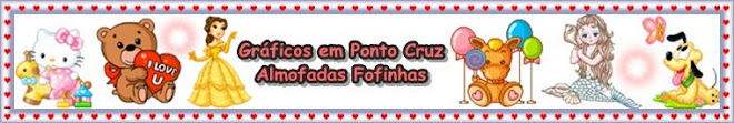 Gráficos de Ponto Cruz - Almofadas Fofinhas