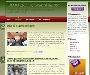 Descargar plantilla Web Style_05