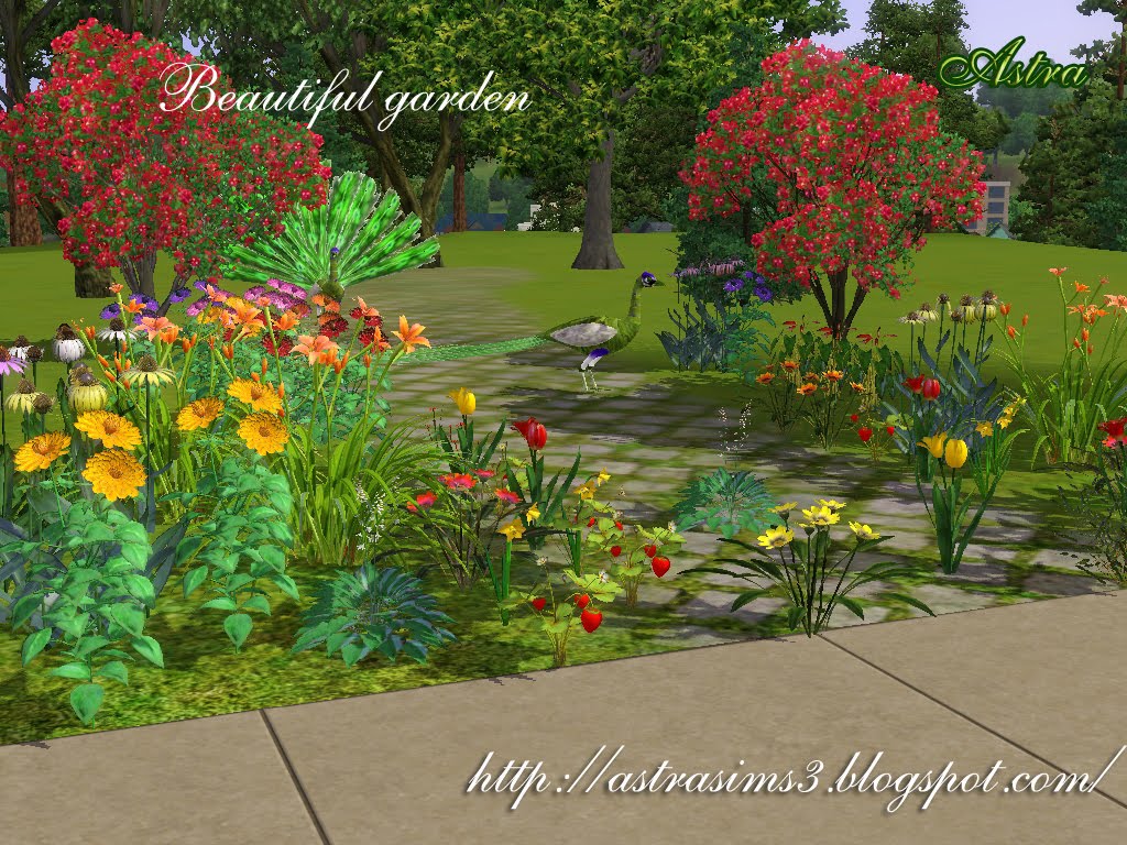 Astrasims3 Everything For Your Sims3 Beautiful Garden A Part 1