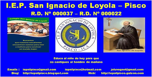 Blog de la I.E.P San Ignacio de Loyola Pisco