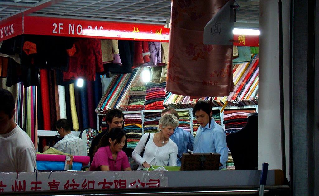 Crazy for Shanghai The Fabric Market in Shanghai