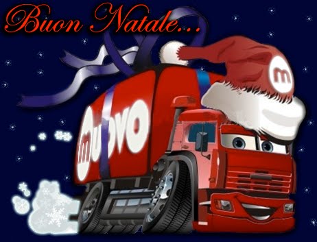 Natale arca buon Muovo Media: advertising on truck