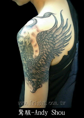 griffin tattoo on the arm