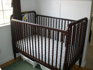 Pregnant With Power Tools Refinishing A Crib Spray Paint Is