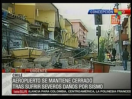 Veja imagens da destruição causada por terremoto no Chile