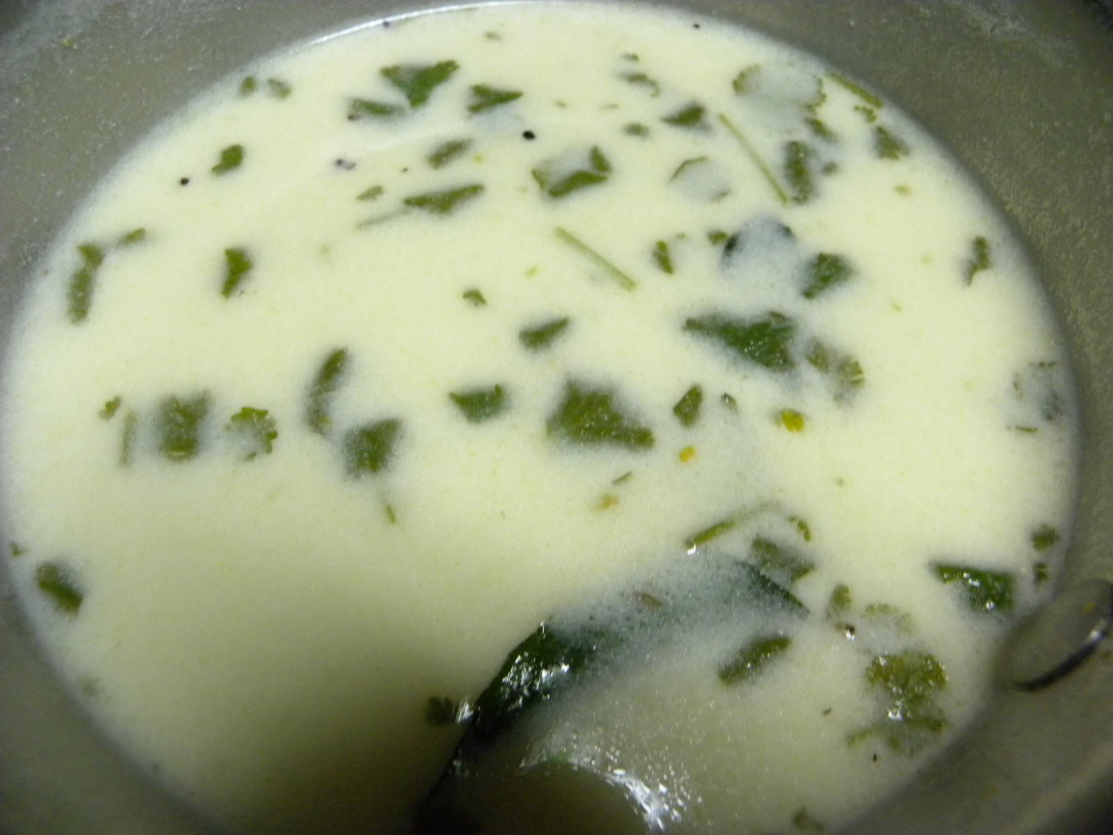Gujarati Kadhi Yogurt Soup TheVegFusion