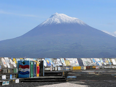 Mount Pico in the island of Pico, Azore