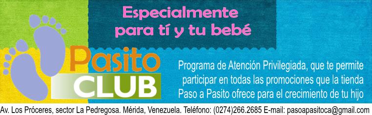 Pasito CLUB, especialmente para ti y tu bebe