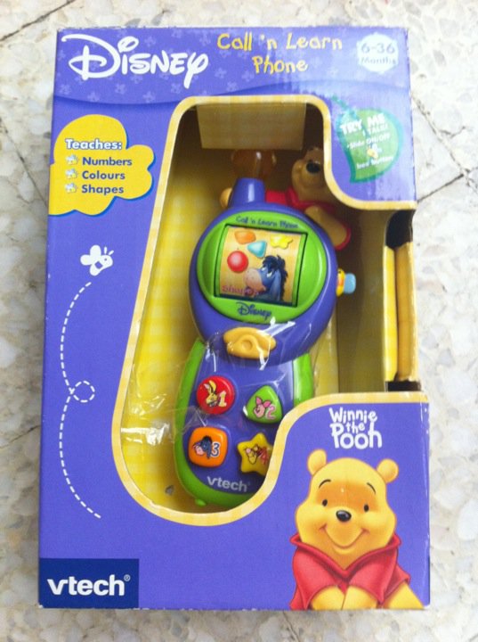 MacamMacamAda Vtech Disney Pooh Call and Learn Phone