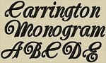 Carrington Monogram Font
