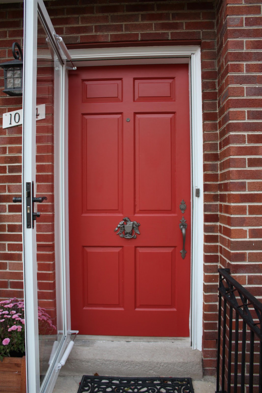 red storm door