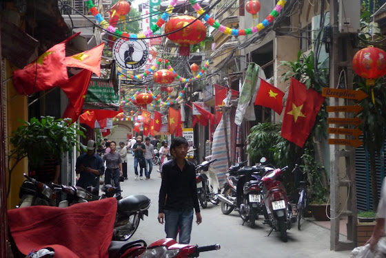 Así son las cuadras en Hanoi, capital de Vietnam