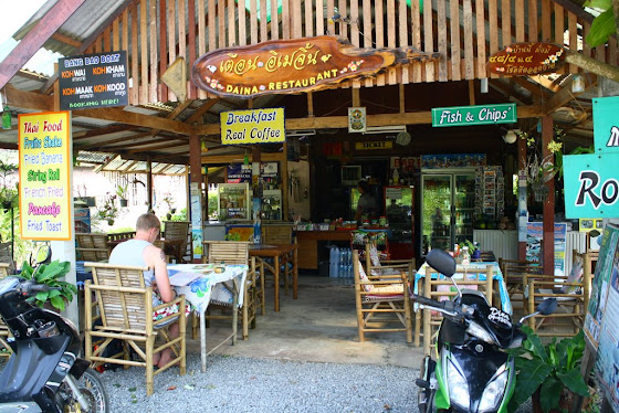 Uno de los restaurantes de comida típica en la isla