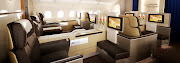 Lufthansa's first Airbus A380 features its newly developed First Class area. (luft )