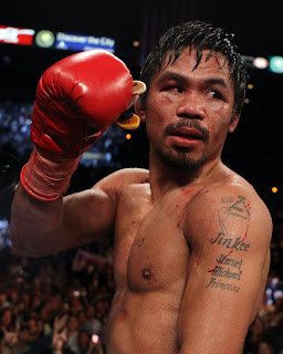 Mosley vs Mayweather Fight - Manny Pacquiao