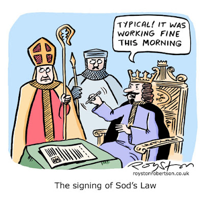 History cartoon: Law unto