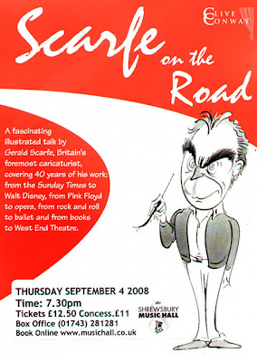 Bloghorn The Diary Of The Professional Cartoonists Organisation Scarfe Comes To Shrewsbury