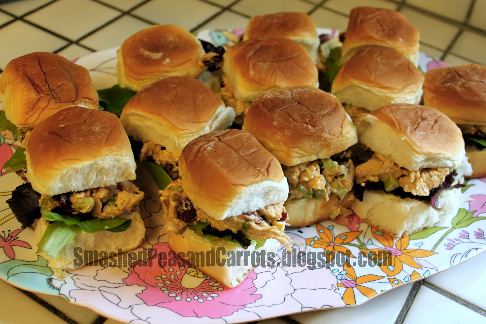 Chicken Salad for a Crowd - Smashed Peas & Carrots